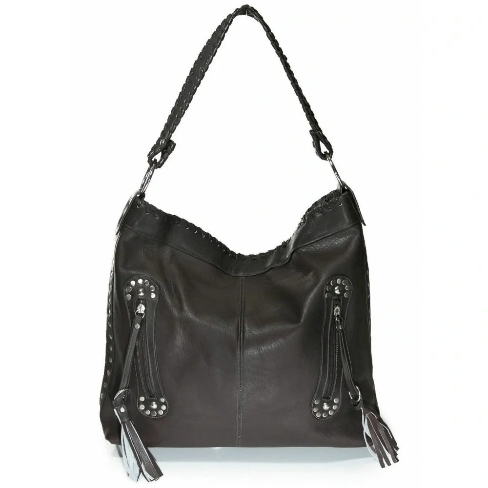 Stagecoach - X-Large Leather Hobo Bag - Cafe - Picture 2 of 10